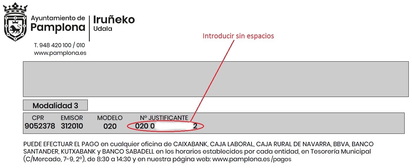 Ejemplo de autoliquidación
